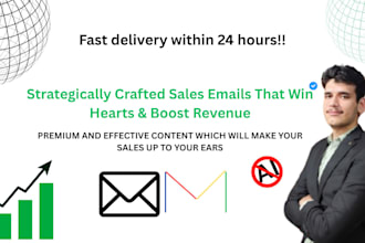 do sales email copywriting for email sequence and email marketing
