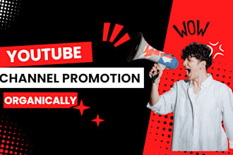 do youtube video and channel promotion organically