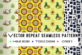 design unique seamless patterns repeat patterns and textile design