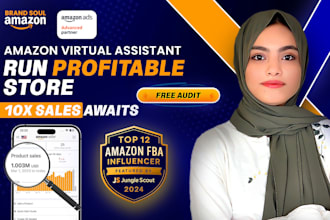 be your amazon fba virtual assistant for private label, scale amazon fba brands