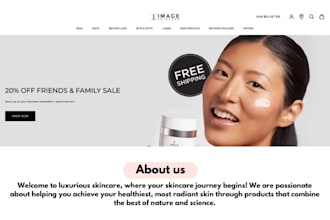 set up profitable skincare shopify beauty store cosmetics website dropshipping