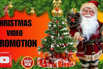 promote your chrsitmas youtube channel, christmas video organically