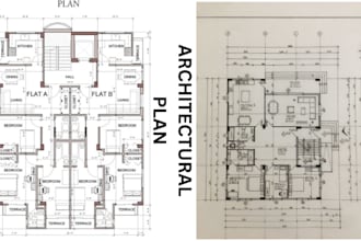 create electrical engineering drawings and mep plumbing plans