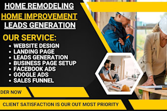 home improvement leads, home remodeling leads, home renovation leads generation