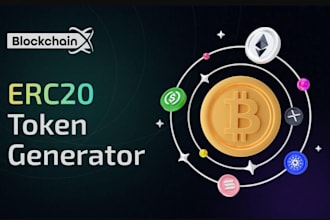 code your smart contract using solidity, erc20, beb20, erc721 token, nft minting
