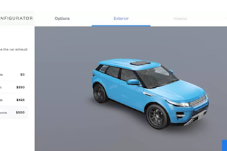 do custom 3d product configurator builder on zakeke teeinblue kickflip customily