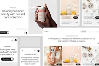 design luxury skincare shopify store shopify skincare store skincare website