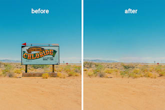 remove, erase, delete, cut unwanted objects from the image