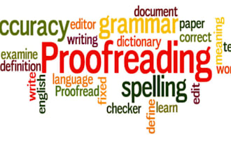 professionally proofread your document or personal statement