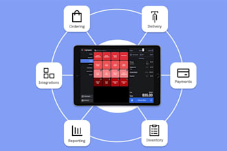 develop fully functional pos app, pos software, inventory management system