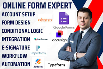 create involve me pointerpro paperform docusign typeform jotform google forms