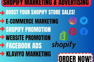 set up shopify marketing, SEO expert, shopify klaviyo boost sales, visibility
