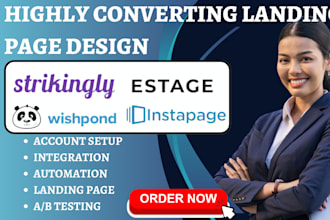 design estage wishpond funnelking  strikingly act crm instapage oitrix carrd