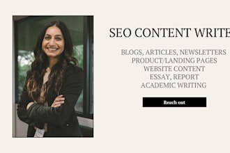be website content writer and copywriter for articles blogs