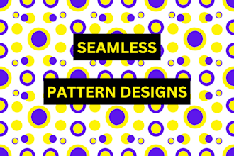 design seamless patterns for textile, fabrics, wallpaper