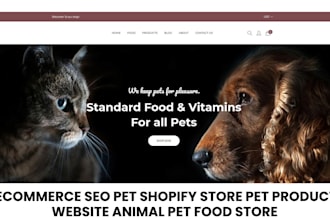 72hrs unique pet care products dropshipping shopify store pet supplement website