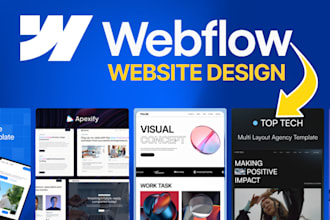 design webflow website convert figma to webflow landing page