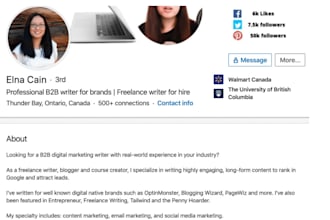 do professional linkedin profile creation, optimization