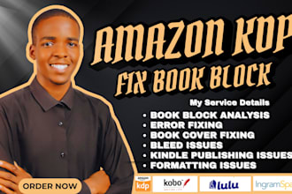 fix amazon KDP book block amazon KDP book publishing