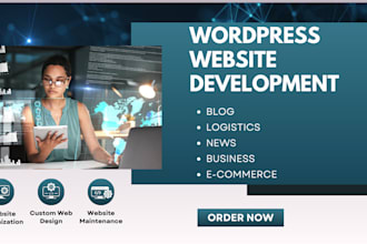 design wordpress blog setup, customization for your business