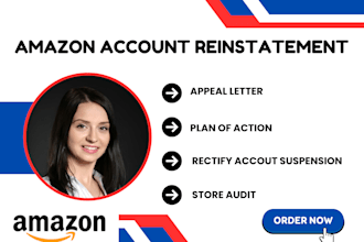 reinstate your amazon deactivated account, fix amazon bugs, appeal letter