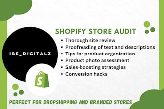 do shopify review cro shopify store audit website manager to increase conversion