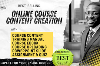 ebook online course creation, training manual course ebook certificate PPT slide