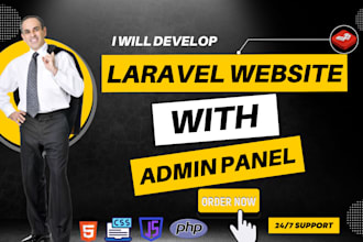 fix and develop any custom php laravel website
