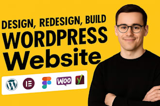 create, build, revamp wordpress website design, custom website development