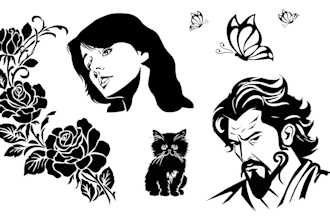 convert any picture into stencil art