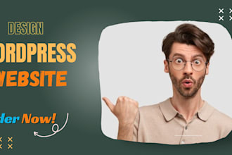design and redesign a wordpress website