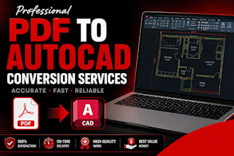 convert pdf to autocad or dwg or cad