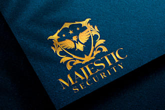 make modern elegant luxury logo design
