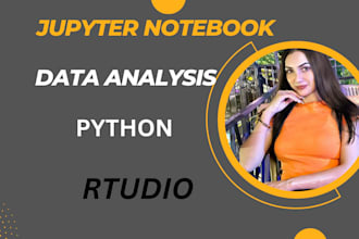 do data analysis, jupyter notebook and python projects