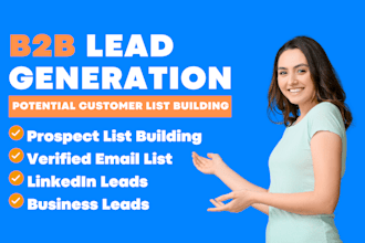 b2b lead generation for targeted lead lists, business leads and linkedin leads