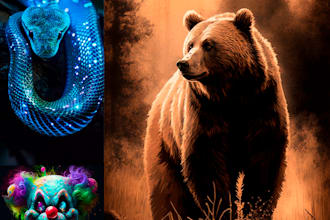 create custom, fast, and professional ai generated art in high resolution