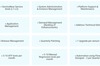deliver servicenow managed services and implementation