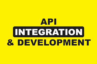 develop, fix, or create rest, json, XML, and soap apis