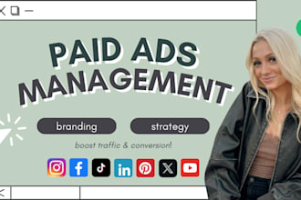 create and manage paid ads on social media