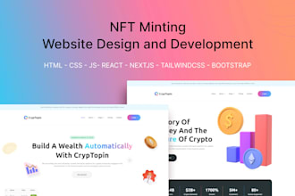 build nft marketplace, nft minting dapp,smart contract