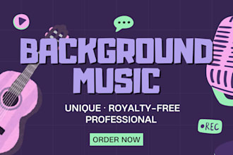 produce background music for your content