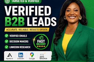 generate verified b2b leads for coaches, consultants and service businesses