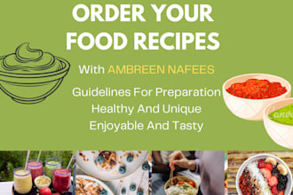 create food recipes tailored to your preferences