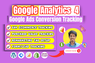 setup google ads conversion with ga4 ecommerce server site tracking by gtm