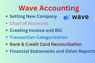 do accounting and bookkeeping using wave app