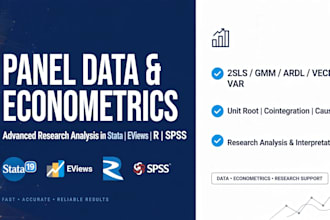 do panel data and econometrics analysis in stata eviews r