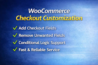 add custom fields and customize your woocommerce checkout page