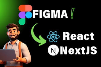 convert figma to react js, figma to next js, figma to HTML CSS with tailwind