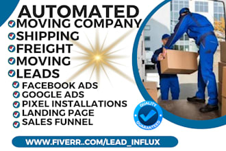 generate moving company logistics shipping movers trucking freight moving leads