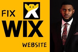 fix wix website issues, bugs, errors wix velo code maintenance of wix website